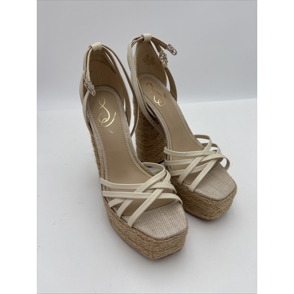 Sam Edelman Kade Platform Heels Size  6.5 - Color Modern Ivory